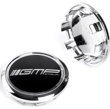 Alu kolo Středová krytka alu kola Ø 56/69 mm, GMP C31/36, Audi, černá, chrom okraj