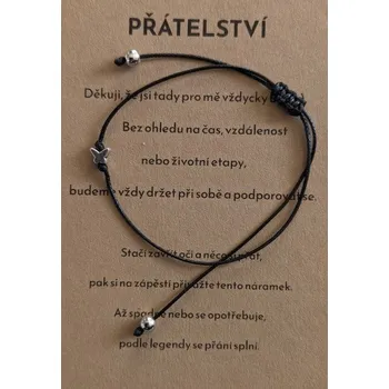 Náramek Provázkový náramek PŘÁTELSTVÍ
