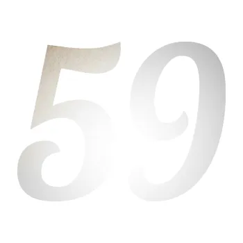 Polep vozidla SAMOLEPKA Startovní číslo 59 typ 3 (82 - odrazková reflexní bílá) NA AUTO, NÁLEPKA, FÓLIE, POLEP, TUNING, VLASTNÍ TEXT, TISK, AUTOSAMOLEPKY.cz, POLEPY, OBRÁZEK, LOGO, SAMOLEPKY