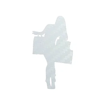 Polep vozidla SAMOLEPKA Žena na nákupu 002 levá (51 - 3D karbon bílý) NA AUTO, NÁLEPKA, FÓLIE, POLEP, TUNING, VLASTNÍ TEXT, TISK, AUTOSAMOLEPKY.cz, POLEPY, OBRÁZEK, LOGO, SAMOLEPKY