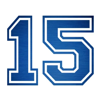 Polep vozidla Startovní číslo 15 typ 4 (65 - škrábaný kov modrý) SAMOLEPKA NA AUTO, NÁLEPKA, FÓLIE, POLEP, TUNING, VLASTNÍ TEXT, TISK, AUTOSAMOLEPKY.cz, POLEPY, OBRÁZEK, LOGO, 3D STICKERS