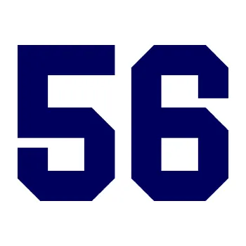 Polep vozidla Startovní číslo 56 (23 - tmavě modrá) SAMOLEPKA NA AUTO, NÁLEPKA, FÓLIE, POLEP, TUNING, VLASTNÍ TEXT, TISK, AUTOSAMOLEPKY.cz, POLEPY, OBRÁZEK, LOGO, 3D STICKERS