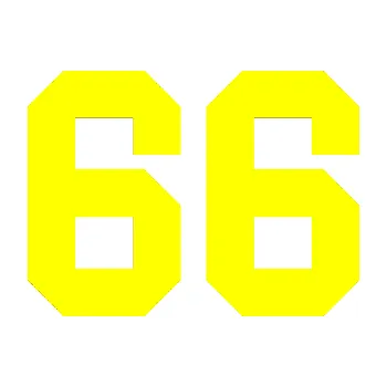 Polep vozidla SAMOLEPKA NA AUTO Startovní číslo 66 (05 - žlutá citron) NÁLEPKA, FÓLIE, POLEP, TUNING, VLASTNÍ TEXT, TISK, AUTOSAMOLEPKY.cz, POLEPY, OBRÁZEK, LOGO, SAMOLEPKY