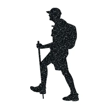 Samolepicí dekorace na vozidlo Turista 003 levá (85 - Ultra Metalic černá) SAMOLEPKA NA AUTO, NÁLEPKA, FÓLIE, POLEP, TUNING, VLASTNÍ TEXT, TISK, AUTOSAMOLEPKY.cz, POLEPY, OBRÁZEK, LOGO, 3D STICKERS