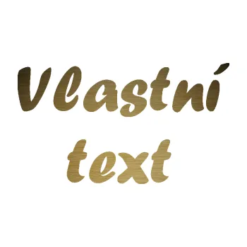 Polep vozidla Vlastní text - Forte (64 - škrábaný kov zlatý) SAMOLEPKA NA AUTO, NÁLEPKA, FÓLIE, POLEP, TUNING, VLASTNÍ TEXT, TISK, AUTOSAMOLEPKY.cz, POLEPY, OBRÁZEK, LOGO, 3D STICKERS