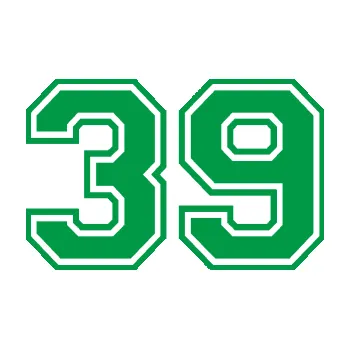 Polep vozidla Startovní číslo 39 typ 4 (12 - zelená) SAMOLEPKA NA AUTO, NÁLEPKA, FÓLIE, POLEP, TUNING, VLASTNÍ TEXT, TISK, AUTOSAMOLEPKY.cz, POLEPY, OBRÁZEK, LOGO, 3D STICKERS