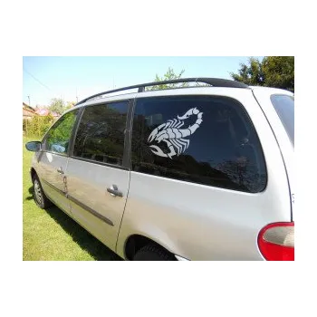 Polep vozidla SAMOLEPKA Štír 012 levá (10 - červená) NA AUTO, NÁLEPKA, FÓLIE, POLEP, TUNING, VLASTNÍ TEXT, TISK, AUTOSAMOLEPKY.cz, POLEPY, OBRÁZEK, LOGO, SAMOLEPKY