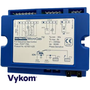 Příslušenství ke kotli Řídící a zapalovací automatika Pactrol P25´F´FML, Tp 30s, Ts 8s, kód:427001/V25