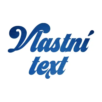 Polep vozidla Vlastní text - Seventies (65 - škrábaný kov modrý) SAMOLEPKA NA AUTO, NÁLEPKA, FÓLIE, POLEP, TUNING, VLASTNÍ TEXT, TISK, AUTOSAMOLEPKY.cz, POLEPY, OBRÁZEK, LOGO, 3D STICKERS