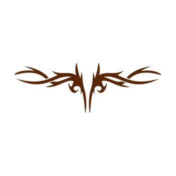 Polep vozidla Tetování 086 (15 - hnědá) SAMOLEPKA NA AUTO, NÁLEPKA, FÓLIE, POLEP, TUNING, VLASTNÍ TEXT, TISK, AUTOSAMOLEPKY.cz, POLEPY, OBRÁZEK, LOGO, 3D STICKERS