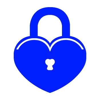 Samolepící dekorace Srdíčko 005 zámek (19 - modrá dynamic) SAMOLEPKA NA AUTO, NÁLEPKA, FÓLIE, POLEP, TUNING, VLASTNÍ TEXT, TISK, AUTOSAMOLEPKY.cz, POLEPY, OBRÁZEK, LOGO, 3D STICKERS