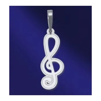 Přívěsek Stříbrný přívěseknota - PA0354 (Stříbrná nota)