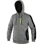 INDIANA CXS bunda pánská pletenina - šedá/černá - 3XL