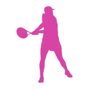 Polep vozidla Tenista 014 levá (16 - růžová) SAMOLEPKA NA AUTO, NÁLEPKA, FÓLIE, POLEP, TUNING, VLASTNÍ TEXT, TISK, AUTOSAMOLEPKY.cz, POLEPY, OBRÁZEK, LOGO, 3D STICKERS