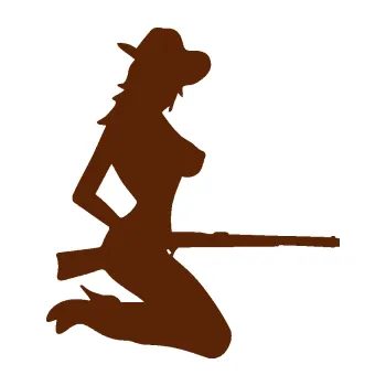 Samolepící dekorace Sexy country girl pravá (15 - hnědá) SAMOLEPKA NA AUTO, NÁLEPKA, FÓLIE, POLEP, TUNING, VLASTNÍ TEXT, TISK, AUTOSAMOLEPKY.cz, POLEPY, OBRÁZEK, LOGO, 3D STICKERS