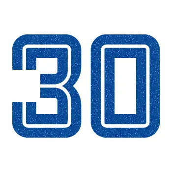 Polep vozidla Startovní číslo 30 typ 7 (88 - Ultra Metalic modrá) SAMOLEPKA NA AUTO, NÁLEPKA, FÓLIE, POLEP, TUNING, VLASTNÍ TEXT, TISK, AUTOSAMOLEPKY.cz, POLEPY, OBRÁZEK, LOGO, 3D STICKERS