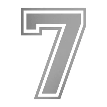 Polep vozidla Startovní číslo 7 typ 4 (42 - stříbrná metalíza) SAMOLEPKA NA AUTO, NÁLEPKA, FÓLIE, POLEP, TUNING, VLASTNÍ TEXT, TISK, AUTOSAMOLEPKY.cz, POLEPY, OBRÁZEK, LOGO, 3D STICKERS