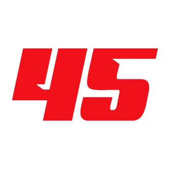 Polep vozidla SAMOLEPKA Startovní číslo 45 typ 6 (10 - červená) NA AUTO, NÁLEPKA, FÓLIE, POLEP, TUNING, VLASTNÍ TEXT, TISK, AUTOSAMOLEPKY.cz, POLEPY, OBRÁZEK, LOGO, SAMOLEPKY