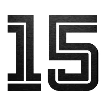 Polep vozidla Startovní číslo 15 typ 7 (63 - škrábaný kov černý) SAMOLEPKA NA AUTO, NÁLEPKA, FÓLIE, POLEP, TUNING, VLASTNÍ TEXT, TISK, AUTOSAMOLEPKY.cz, POLEPY, OBRÁZEK, LOGO, 3D STICKERS