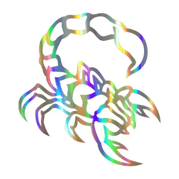 Polep vozidla Štír 019 pravá (93 - Holografická) SAMOLEPKA NA AUTO, NÁLEPKA, FÓLIE, POLEP, TUNING, VLASTNÍ TEXT, TISK, AUTOSAMOLEPKY.cz, POLEPY, OBRÁZEK, LOGO, 3D STICKERS