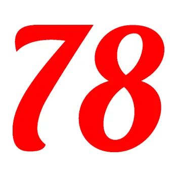 Polep vozidla Startovní číslo 78 typ 3 (74 - Fluorescentní červená) SAMOLEPKA NA AUTO, NÁLEPKA, FÓLIE, POLEP, TUNING, VLASTNÍ TEXT, TISK, AUTOSAMOLEPKY.cz, POLEPY, OBRÁZEK, LOGO, 3D STICKERS