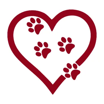 samolepka Tlapky love 006 levá (07 - bordó vínová) SAMOLEPKA NA AUTO, NÁLEPKA, FÓLIE, POLEP, TUNING, VLASTNÍ TEXT, TISK, AUTOSAMOLEPKY.cz, POLEPY, OBRÁZEK, LOGO, 3D STICKERS