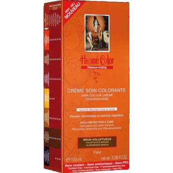 Barva na vlasy Henné Color Premium Végétal Tónovací přeliv Hnědá, 100ml