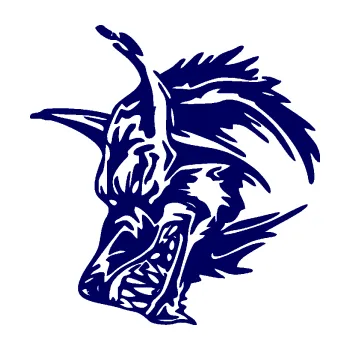 Polep vozidla Vlk 004 levá (23 - tmavě modrá) SAMOLEPKA NA AUTO, NÁLEPKA, FÓLIE, POLEP, TUNING, VLASTNÍ TEXT, TISK, AUTOSAMOLEPKY.cz, POLEPY, OBRÁZEK, LOGO, 3D STICKERS