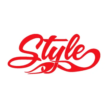 Polep vozidla SAMOLEPKA Style nápis s plameny (10 - červená) NA AUTO, NÁLEPKA, FÓLIE, POLEP, TUNING, VLASTNÍ TEXT, TISK, AUTOSAMOLEPKY.cz, POLEPY, OBRÁZEK, LOGO, SAMOLEPKY