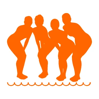 Polep vozidla SAMOLEPKA Synchronizované plavání 001 tým (73 - Fluorescentní oranžová) NA AUTO, NÁLEPKA, FÓLIE, POLEP, TUNING, VLASTNÍ TEXT, TISK, AUTOSAMOLEPKY.cz, POLEPY, OBRÁZEK, LOGO, SAMOLEPKY