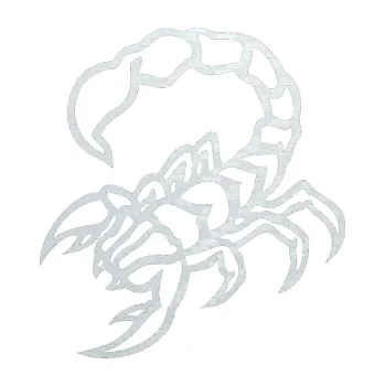 Polep vozidla Štír 019 levá (51 - 3D karbon bílý) SAMOLEPKA NA AUTO, NÁLEPKA, FÓLIE, POLEP, TUNING, VLASTNÍ TEXT, TISK, AUTOSAMOLEPKY.cz, POLEPY, OBRÁZEK, LOGO, 3D STICKERS