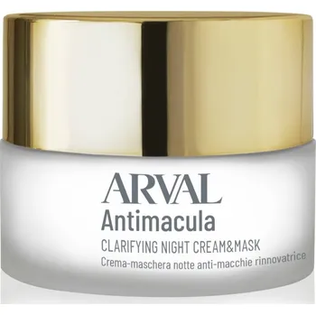 Pleťová maska Arval Antimacula Clarifying Night Cream & Mask obnovující noční krémová maska proti pigmentovým skvrnám 50 ml