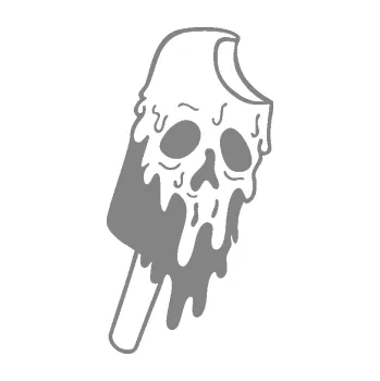 Samolepící dekorace SAMOLEPKA Nanuk 002 pravá zombíkový (17 - šedá) NA AUTO, NÁLEPKA, FÓLIE, POLEP, TUNING, VLASTNÍ TEXT, TISK, AUTOSAMOLEPKY.cz, POLEPY, OBRÁZEK, LOGO, SAMOLEPKY