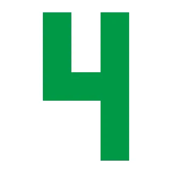 Polep vozidla Startovní číslo 4 (12 - zelená) SAMOLEPKA NA AUTO, NÁLEPKA, FÓLIE, POLEP, TUNING, VLASTNÍ TEXT, TISK, AUTOSAMOLEPKY.cz, POLEPY, OBRÁZEK, LOGO, 3D STICKERS