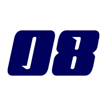 Polep vozidla Startovní číslo 08 typ 6 (23 - tmavě modrá) SAMOLEPKA NA AUTO, NÁLEPKA, FÓLIE, POLEP, TUNING, VLASTNÍ TEXT, TISK, AUTOSAMOLEPKY.cz, POLEPY, OBRÁZEK, LOGO, 3D STICKERS