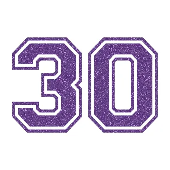 Polep vozidla SAMOLEPKA Startovní číslo 30 typ 4 (87 - Ultra Metalic fialová) NA AUTO, NÁLEPKA, FÓLIE, POLEP, TUNING, VLASTNÍ TEXT, TISK, AUTOSAMOLEPKY.cz, POLEPY, OBRÁZEK, LOGO, SAMOLEPKY
