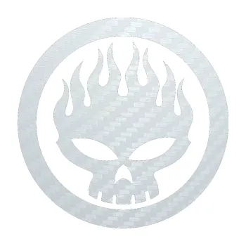 Samolepící dekorace SAMOLEPKA The Off Spring 002 (51 - 3D karbon bílý) NA AUTO, NÁLEPKA, FÓLIE, POLEP, TUNING, VLASTNÍ TEXT, TISK, AUTOSAMOLEPKY.cz, POLEPY, OBRÁZEK, LOGO, SAMOLEPKY