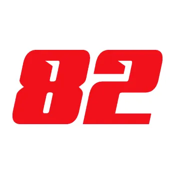 Polep vozidla SAMOLEPKA Startovní číslo 82 typ 6 (10 - červená) NA AUTO, NÁLEPKA, FÓLIE, POLEP, TUNING, VLASTNÍ TEXT, TISK, AUTOSAMOLEPKY.cz, POLEPY, OBRÁZEK, LOGO, SAMOLEPKY