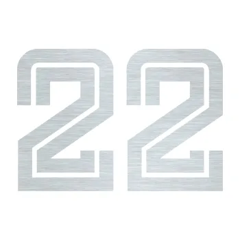 Polep vozidla Startovní číslo 22 typ 7 (61 - škrábaný hliník) SAMOLEPKA NA AUTO, NÁLEPKA, FÓLIE, POLEP, TUNING, VLASTNÍ TEXT, TISK, AUTOSAMOLEPKY.cz, POLEPY, OBRÁZEK, LOGO, 3D STICKERS