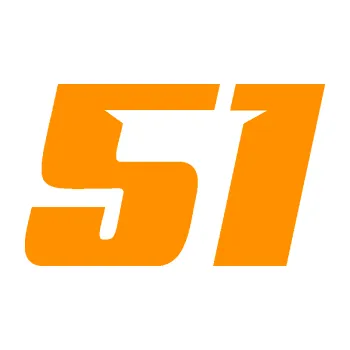 Polep vozidla Startovní číslo 51 typ 6 (06 - oranžová) SAMOLEPKA NA AUTO, NÁLEPKA, FÓLIE, POLEP, TUNING, VLASTNÍ TEXT, TISK, AUTOSAMOLEPKY.cz, POLEPY, OBRÁZEK, LOGO, 3D STICKERS