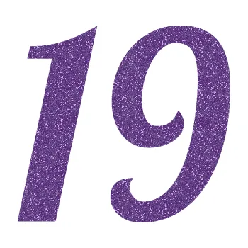 Polep vozidla SAMOLEPKA Startovní číslo 19 typ 3 (87 - Ultra Metalic fialová) NA AUTO, NÁLEPKA, FÓLIE, POLEP, TUNING, VLASTNÍ TEXT, TISK, AUTOSAMOLEPKY.cz, POLEPY, OBRÁZEK, LOGO, SAMOLEPKY