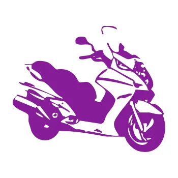 Samolepící dekorace Skůtr pravá (14 - fialová) SAMOLEPKA NA AUTO, NÁLEPKA, FÓLIE, POLEP, TUNING, VLASTNÍ TEXT, TISK, AUTOSAMOLEPKY.cz, POLEPY, OBRÁZEK, LOGO, 3D STICKERS