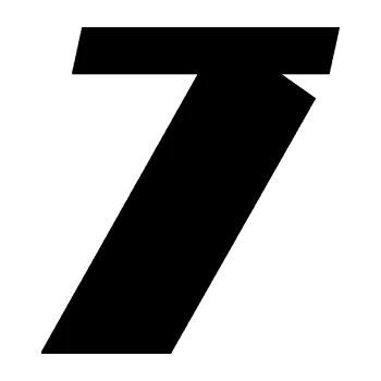 Polep vozidla Startovní číslo 7 typ 6 (01 - černá) SAMOLEPKA NA AUTO, NÁLEPKA, FÓLIE, POLEP, TUNING, VLASTNÍ TEXT, TISK, AUTOSAMOLEPKY.cz, POLEPY, OBRÁZEK, LOGO, 3D STICKERS