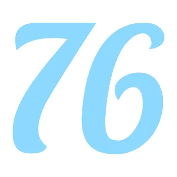 Polep vozidla Startovní číslo 76 typ 3 (03 - světle modrá) SAMOLEPKA NA AUTO, NÁLEPKA, FÓLIE, POLEP, TUNING, VLASTNÍ TEXT, TISK, AUTOSAMOLEPKY.cz, POLEPY, OBRÁZEK, LOGO, 3D STICKERS