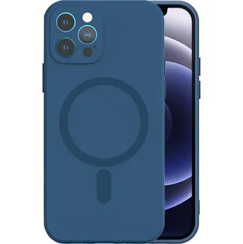 Pouzdro na mobilní telefon TEL PROTECT MagSilikonové pouzdro pro Iphone 12 Navy