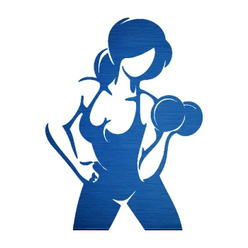 Polep vozidla Fitness 001 pravá posilování s činkou (65 - škrábaný kov modrý) SAMOLEPKA NA AUTO, NÁLEPKA, FÓLIE, POLEP, TUNING, VLASTNÍ TEXT, TISK, AUTOSAMOLEPKY.cz, POLEPY, OBRÁZEK, LOGO, 3D STICKERS