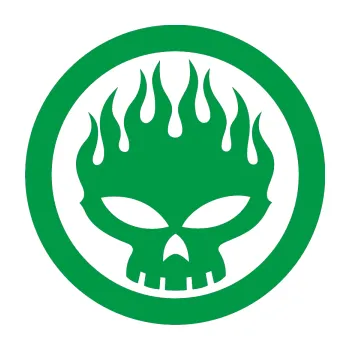 Samolepící dekorace The Off Spring 002 (12 - zelená) SAMOLEPKA NA AUTO, NÁLEPKA, FÓLIE, POLEP, TUNING, VLASTNÍ TEXT, TISK, AUTOSAMOLEPKY.cz, POLEPY, OBRÁZEK, LOGO, 3D STICKERS