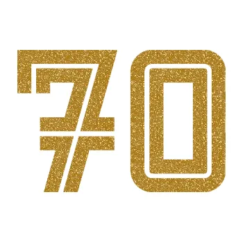 Polep vozidla Startovní číslo 70 typ 7 (92 - Ultra Metalic zlatá) SAMOLEPKA NA AUTO, NÁLEPKA, FÓLIE, POLEP, TUNING, VLASTNÍ TEXT, TISK, AUTOSAMOLEPKY.cz, POLEPY, OBRÁZEK, LOGO, 3D STICKERS