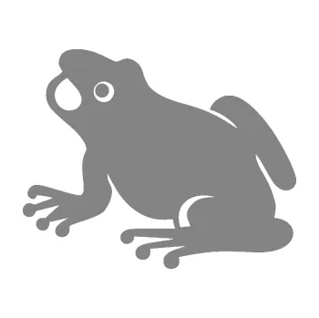 Samolepící dekorace Žába 007 levá (17 - šedá) SAMOLEPKA NA AUTO, NÁLEPKA, FÓLIE, POLEP, TUNING, VLASTNÍ TEXT, TISK, AUTOSAMOLEPKY.cz, POLEPY, OBRÁZEK, LOGO, 3D STICKERS