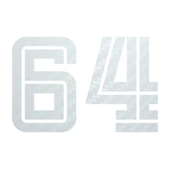 Polep vozidla SAMOLEPKA Startovní číslo 64 typ 7 (51 - 3D karbon bílý) NA AUTO, NÁLEPKA, FÓLIE, POLEP, TUNING, VLASTNÍ TEXT, TISK, AUTOSAMOLEPKY.cz, POLEPY, OBRÁZEK, LOGO, SAMOLEPKY